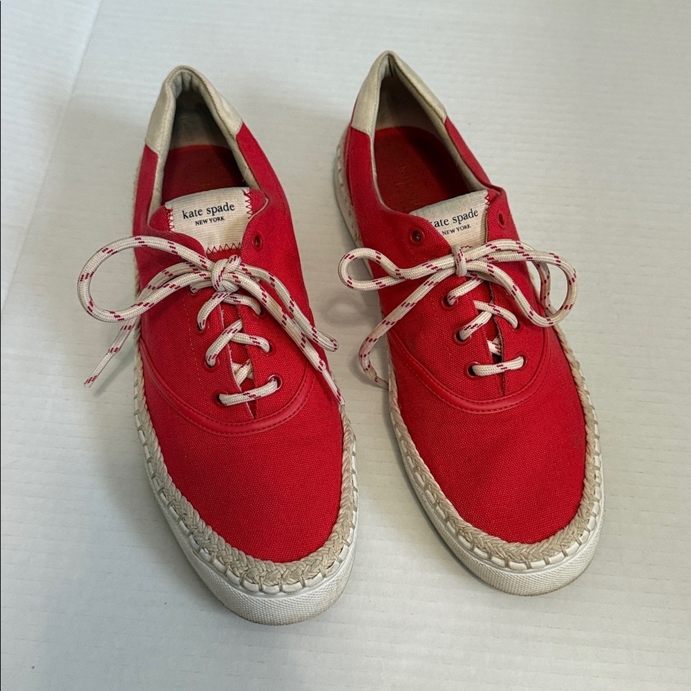 Kate Spade New York - Women's Boat Party Espadrille Sneakers - Coral Rose - 10